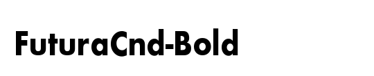 FuturaCnd-Bold