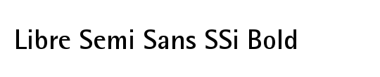 Libre Semi Sans SSi