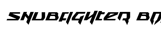 Snubfighter Bold Italic