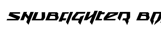 Snubfighter Phaser Italic