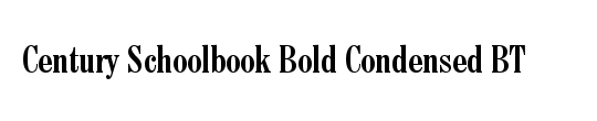 Century-Schoolbook-Bold