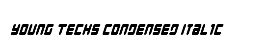 Young Techs Condensed Italic