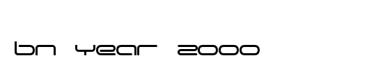 Year 3000 Bold Italic