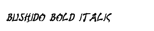 Bushido Shadow Italic