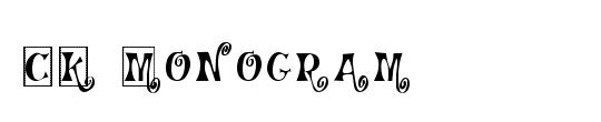 KG Modern Monogram