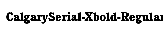 CalgarySerial-Xbold