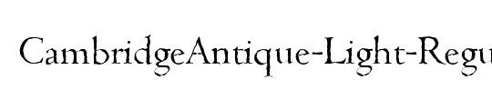 CambridgeAntique-Medium