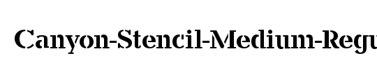 Centrum-Stencil-Medium