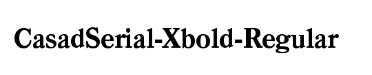 CasadSerial-Xbold