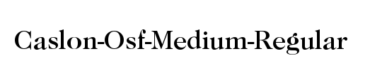 Caslon-Medium