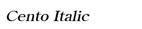 Cento Condensed