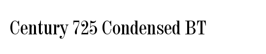 Century Condensed SSi