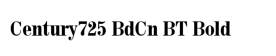 Bodoni BdCn BT