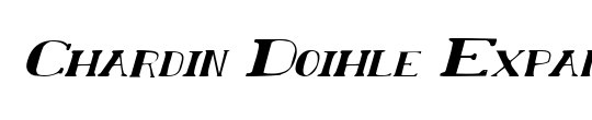 Chardin Doihle Italic