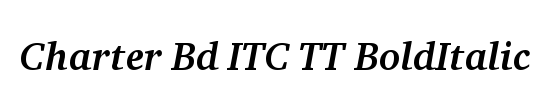 Charter Bd ITC TT