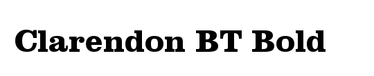 Clarendon Condensed