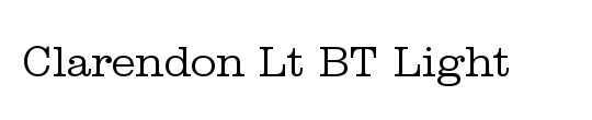 Clarendon Lt BT