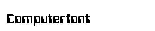 Computerfont