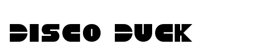 Disco Duck 3D Italic