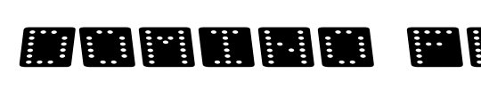Domino square kursiv omrids
