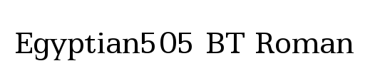 Egyptian505 BT