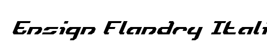 Ensign Flandry Laser Italic