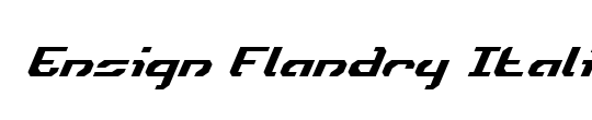 Ensign Flandry Italic