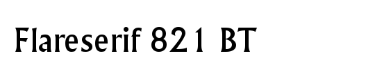 Flareserif821 Lt BT