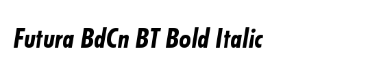 Bodoni BdCn BT