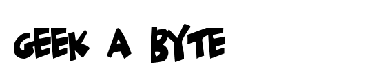 Geek a byte 2