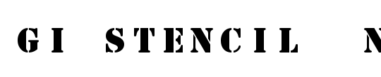 Stencil Sans-Condensed