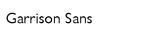 Garrison Sans