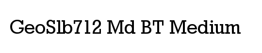 GeoSlb712 Md BT