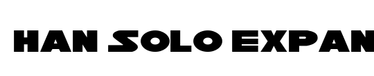 Han Solo Expanded Italic