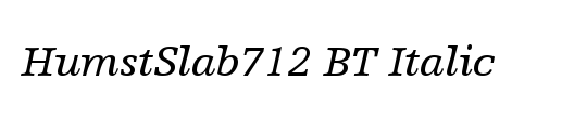 HumstSlab712 BT