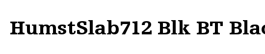 HumstSlab712 Blk BT