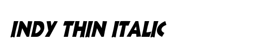 Indy Italic Alt LET