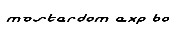 Masterdom Bold Italic