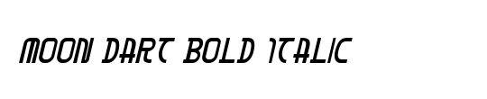 Moon Dart Bold Italic