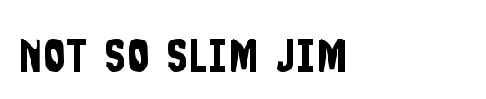 Slim Jim [part one]
