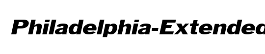 Philadelphia Exp Italic