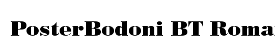 PosterBodoni BT