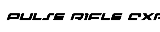 Pulse Rifle Gradient Italic