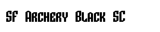 Archery Black Condensed