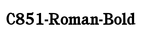 Roman Fixed-width