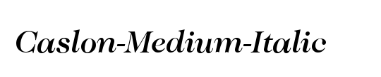 Caslon-Medium