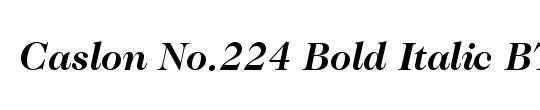 Caslon224 Bk BT