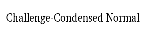 Challenge-Condensed