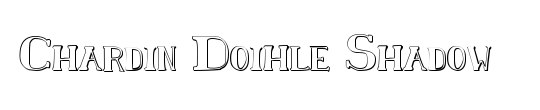 Chardin Doihle Italic