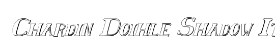 Chardin Doihle Condensed Italic